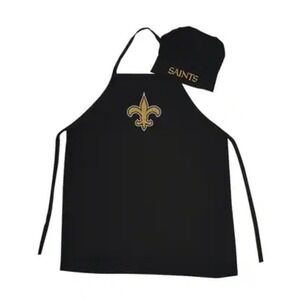 NFL New Orleans‎ Saints Team Apron Chef Hat Combo Officially Licensed Adult